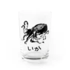 chicodeza by suzuriのいか？？ Water Glass :front