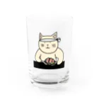 ＋Whimsyのお好み焼き屋さんねこ Water Glass :front