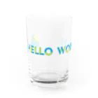 HelloWorld_suzuriのHelloWorld Water Glass :front