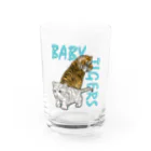 LalaHangeulのBABY TIGERS Water Glass :front