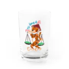 YUCANVASの天秤物売り Water Glass :front