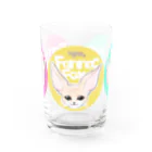 けだまふぁくとりーのフェネックスリーフェイス Water Glass :front