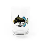 好きなもの。のモンガラちゃん(背景無し) Water Glass :front