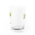 安藤シオン　Colored pencil&Design2srのジユウ Water Glass :front