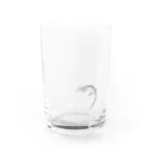 INOSTUDIOのワンポイントトカゲ Water Glass :front