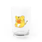 ゆるぽよしょっぷのとらトマ🐯 Water Glass :front