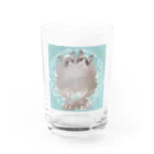 まるちゃんのアイドルにゃんこ Water Glass :front