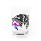 もむのふの爬虫類グッズやさんのマツカサトカゲちゃん Water Glass :front