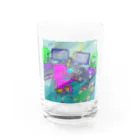 ポップヌードルのタコトリップ Water Glass :front