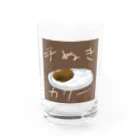 ポップヌードルの手抜きカリー Water Glass :front