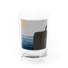 たまねこの釣りをする前 Water Glass :front