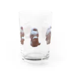 この世のうさ屋のうさ(solid)1 Water Glass :front