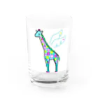 あああああのカラフルキリン Water Glass :front