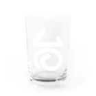 daikoＳhopの台温泉のロゴ（白） グラス前面