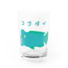 さちこの生物雑貨のコブダイ Water Glass :front