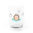 温泉グッズ@ブーさんとキリンの生活のサル温泉 Water Glass :front