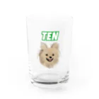 ebitensanのポメ天 Water Glass :front