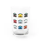 ふじのタレ目カー Water Glass :front