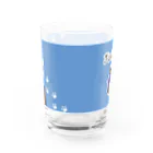 ざいちゃんねる公式グッズストアのざいちゃんねるグラス（青） Water Glass :front