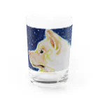 カンノユカの秋田犬のケンシロウ Water Glass :front