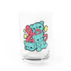 みゃい🧸🐾のはさみくみゃ３ Water Glass :front