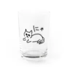 ののの猫屋敷の【もふ】 Water Glass :front