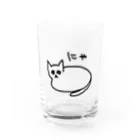 ののの猫屋敷の【デン】 Water Glass :front