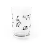 yamaguma23-2のねこねこマグ Water Glass :front