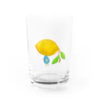 深呼吸のふぅのレモンちゃん Water Glass :front