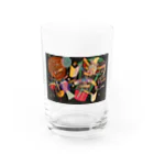 世界の絵画アートグッズのワシリー・カンディンスキー《コンポジション X》 Water Glass :front