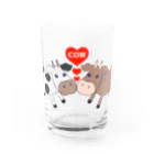 STUDIO勇み足のまったりCOW Water Glass :front