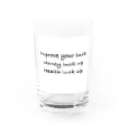 カモーメの運気UP Water Glass :front