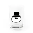 nyakamoの紳士猫 Water Glass :front