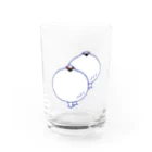 こんぶおにぎり商店のらいちょうさん Water Glass :front