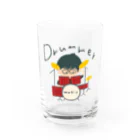 rurugirlのdrummerメガネ君 Water Glass :front