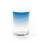 活動記録の飛行機雲 Water Glass :front