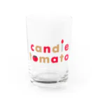 candle_tomatoのcandle tomato Water Glass :front