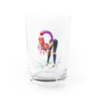 dim_shopのチェシャ猫ガール Water Glass :front
