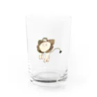 ニャンコショップのゆるかわいいライオンちゃん Water Glass :front