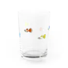 よなよなこうもりのグッピー Water Glass :front