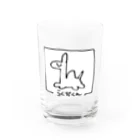 おかしやの隔離されたらくだくん Water Glass :front