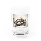 井上 いくらのSHIGOTO Fire -TANK- Water Glass :front