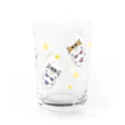 Miiiさんの貝殻ビキニ ニャン氏【星】 Water Glass :front