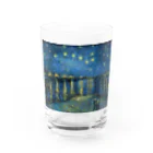 artgalleryのローヌ川の星月夜 Water Glass :front