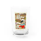 chimamusubiのフルオーダーイラスト商品見本 Water Glass :front