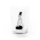 山形屋米店の『黄色いセーターを着たジャンヌ・エビュテルヌ』 Water Glass :front