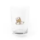 moguのくまちゃんとわんちゃん Water Glass :front