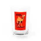 YS VINTAGE WORKSのチェコ　プラハ動物園　ラクダ Water Glass :front