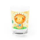 あまねきねこのたいようおかあさん Water Glass :front