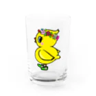 LalaHangeulの花冠ひよ子 Water Glass :front